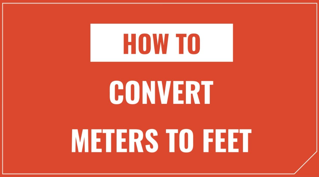 convert meters to feet