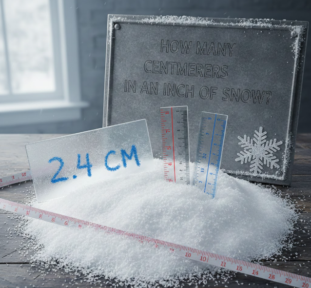 How Many Centimeters in an Inch of Snow