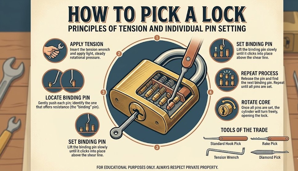 how to pick a lock