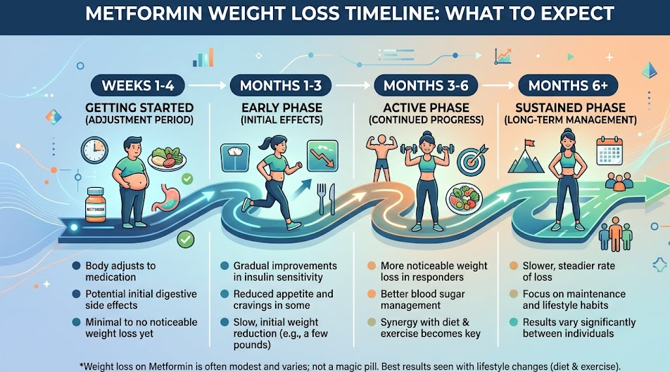How Long It Takes to Lose Weight on Metformin