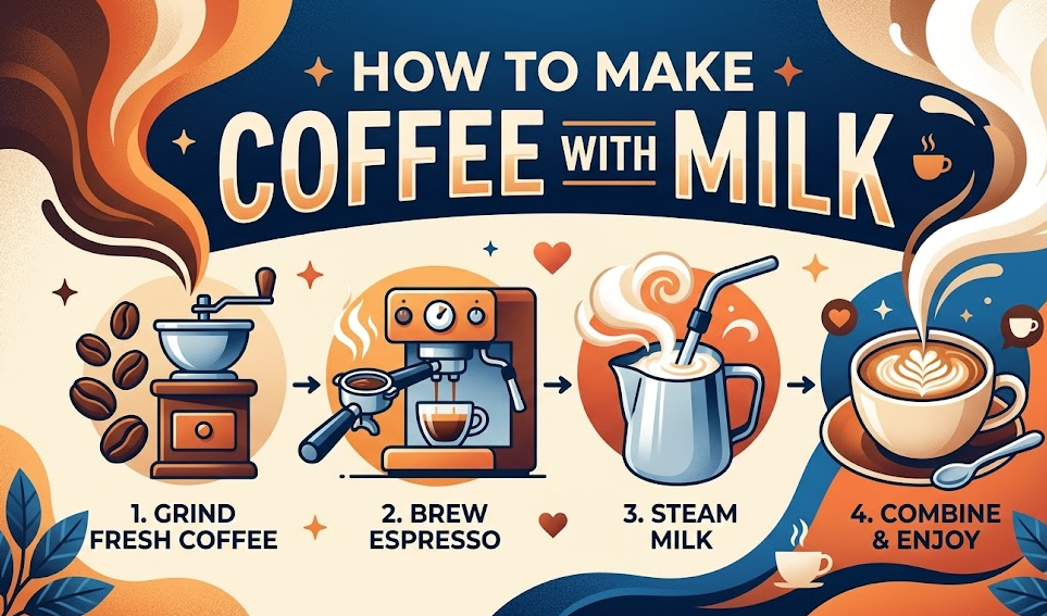 How to Make Coffee With Milk