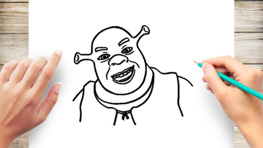 How to Draw Shrek Step by Step