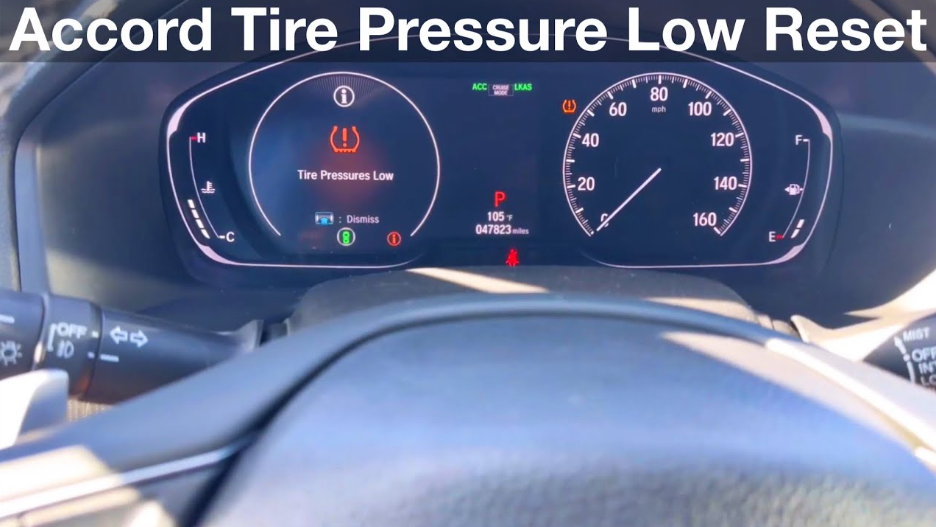 How to Check Tire Pressure on Honda Accord