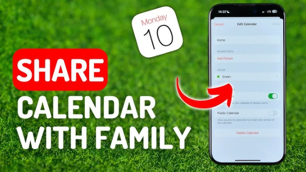 How to Share Calendar on iPhone With Family