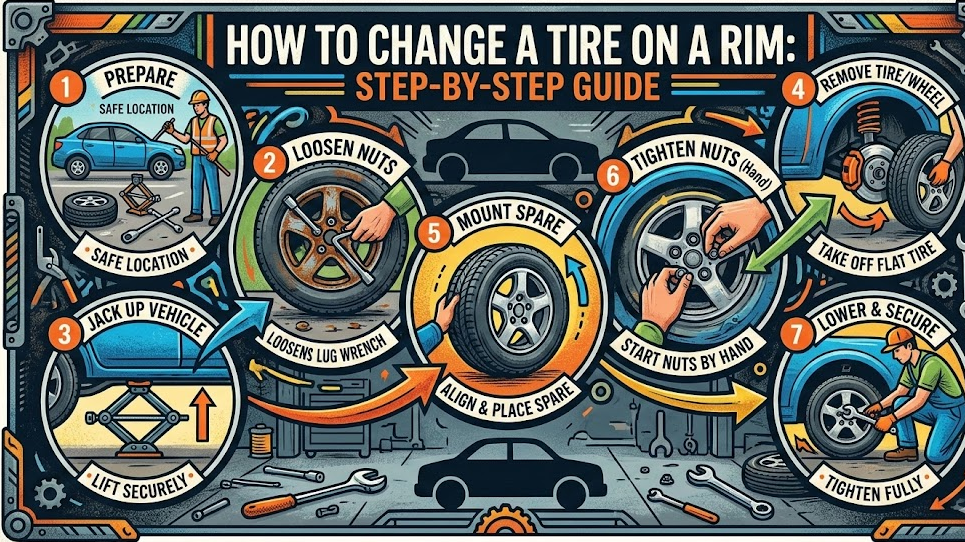 How to Change a Tire on a Rim
