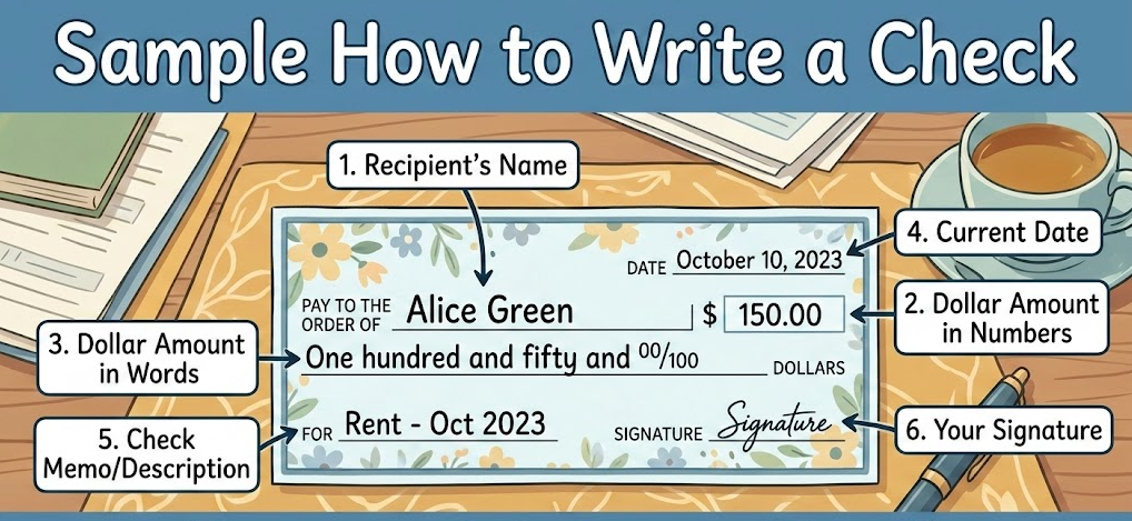 Sample How to Write a Check