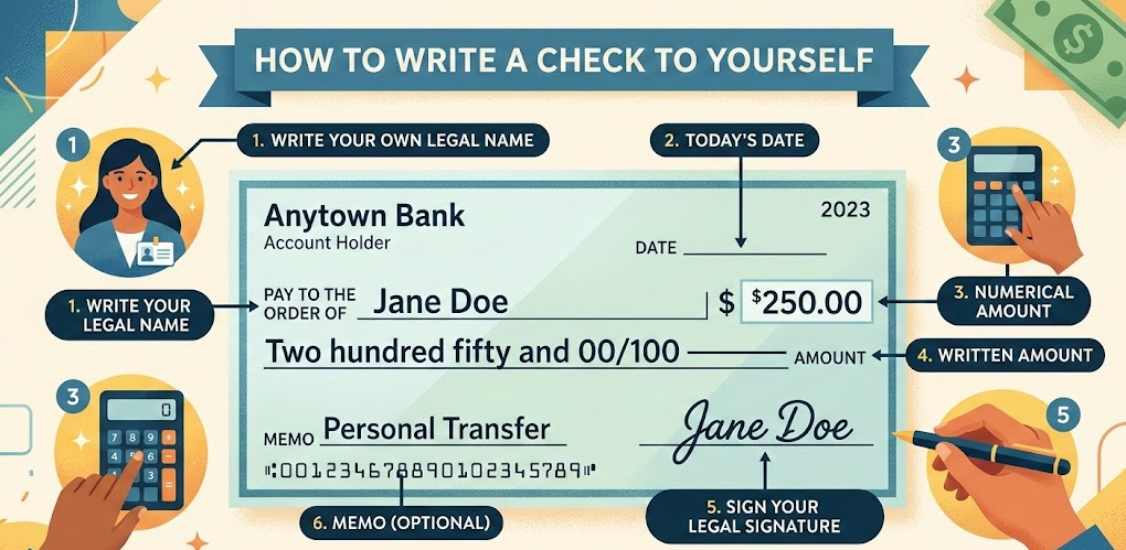 How to Write a Check to Yourself