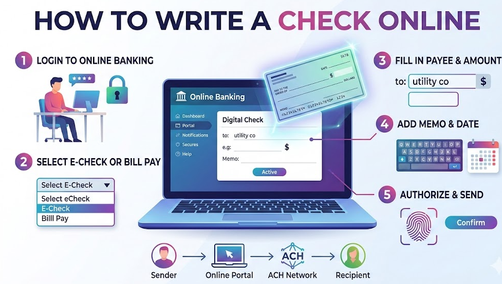 How to Write a Check Online