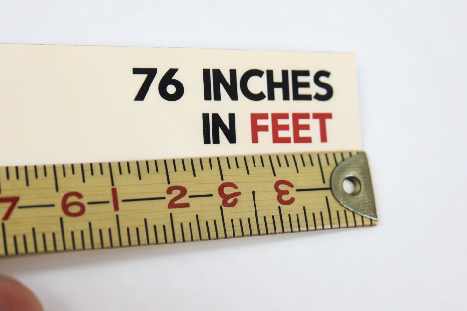 How Big is 56 Inches in Feet?