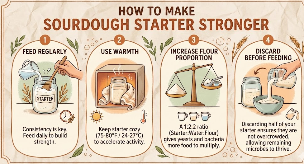 How to Make Sourdough Starter Stronger