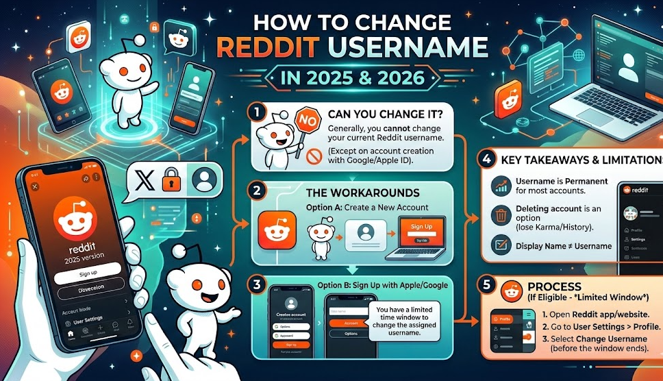 How to Change Reddit Username in 2025 and 2026