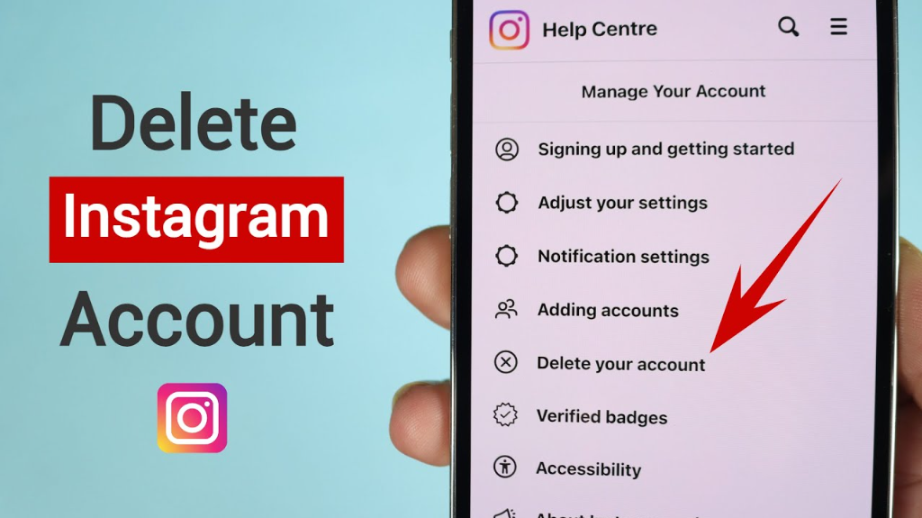 How to Delete Instagram Account on Android