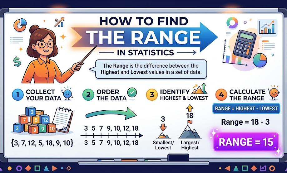 how to find the range