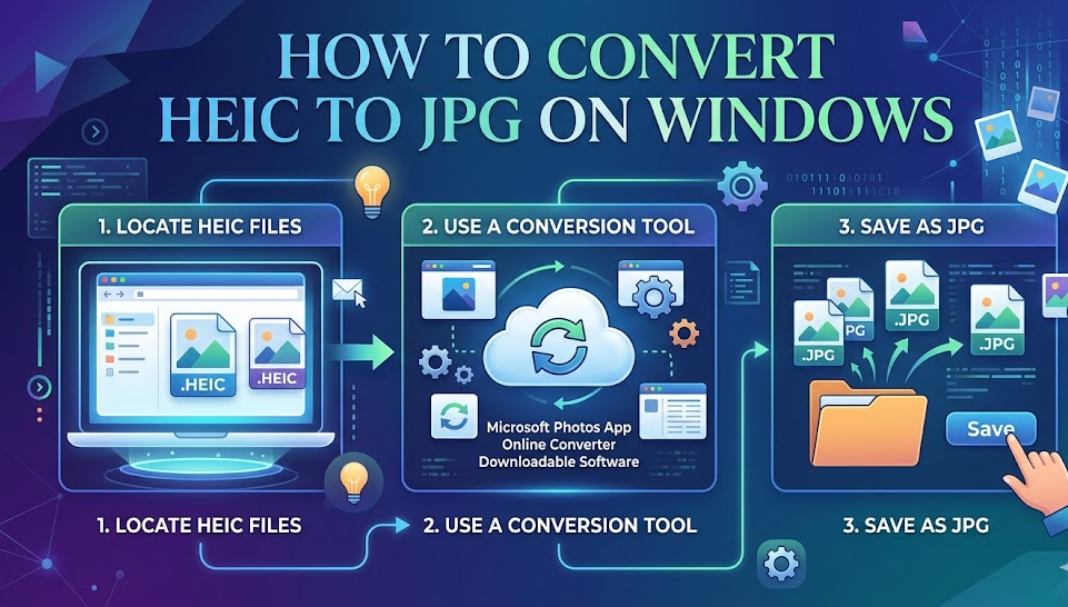 how to convert heic to jpg on windows