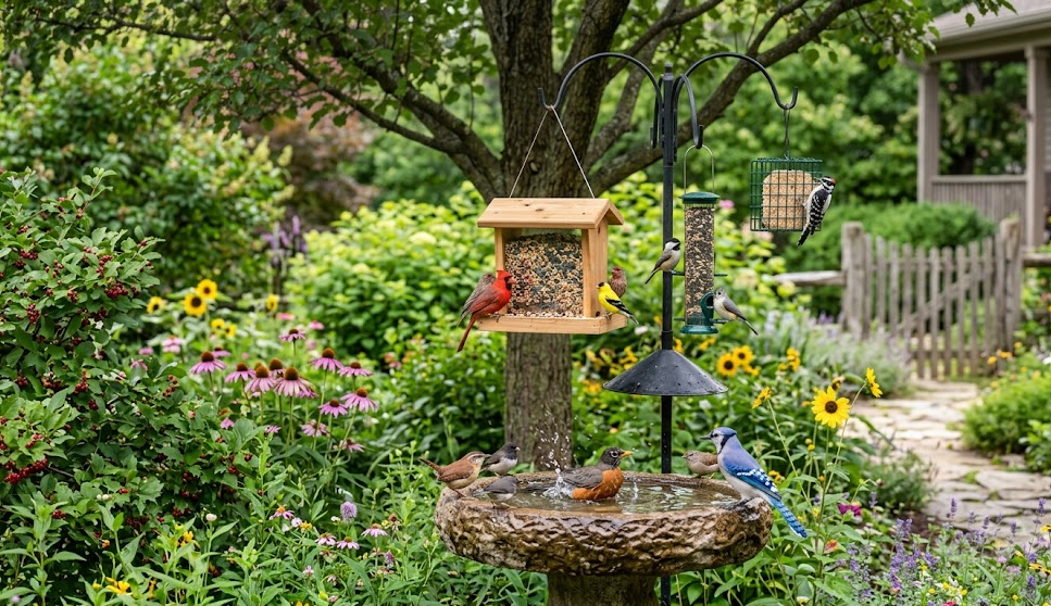 how to attract birds