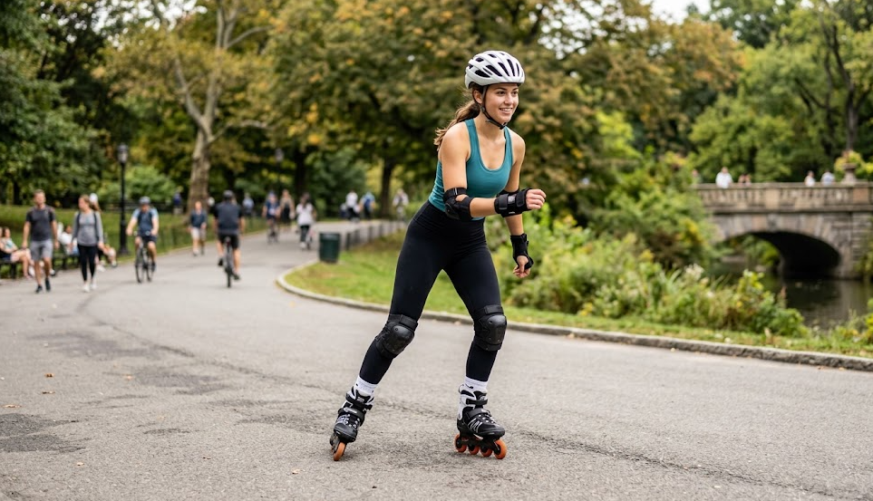 how to rollerblade