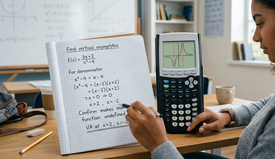 how to find vertical asymptotes