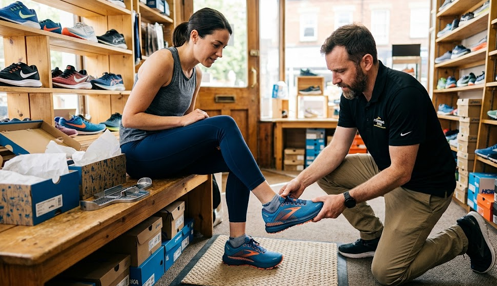 how to fit running shoes