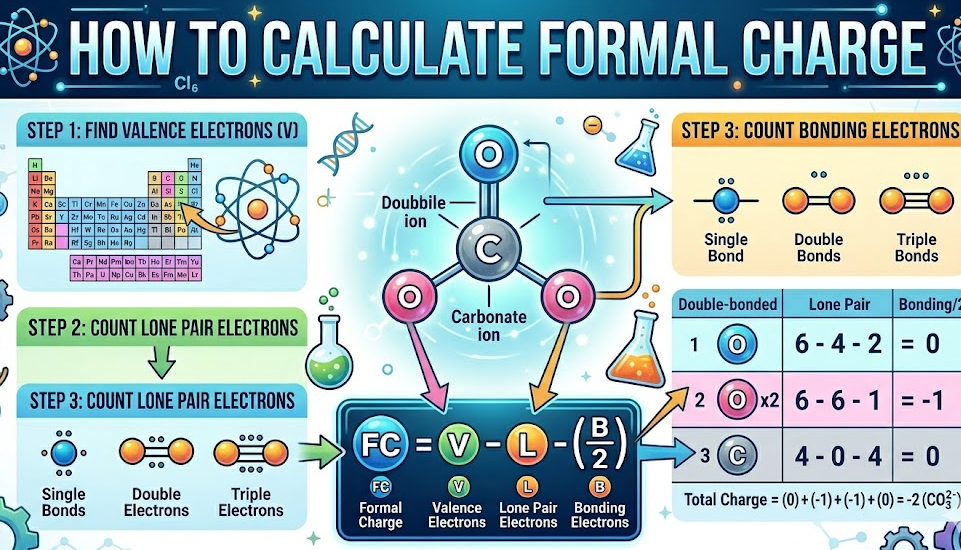 how to calculate formal charge