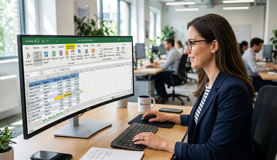 Using the Formulas Tab in Excel