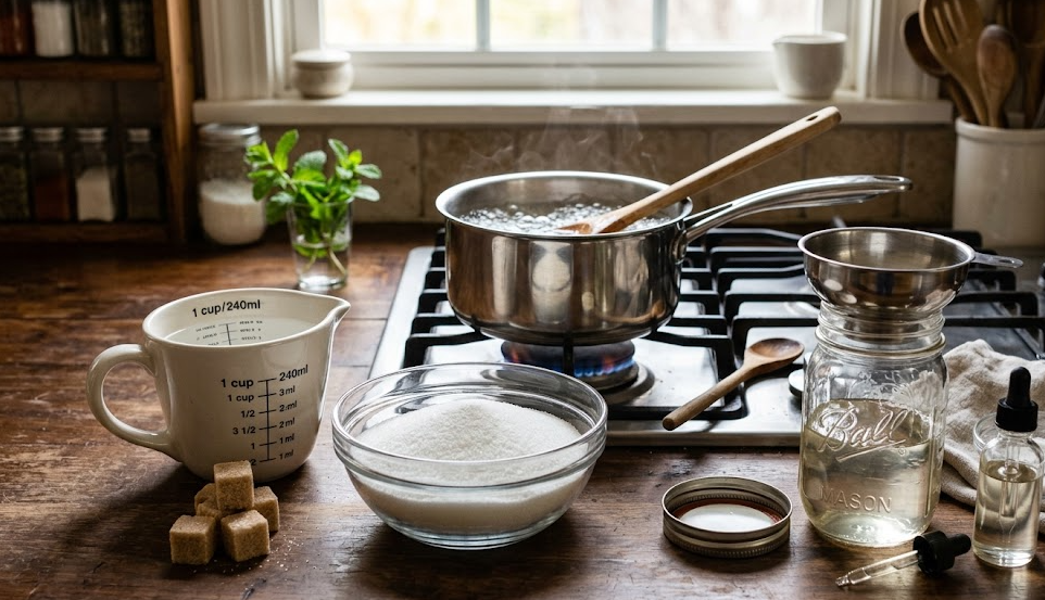 How to Make Simple Syrup at Home