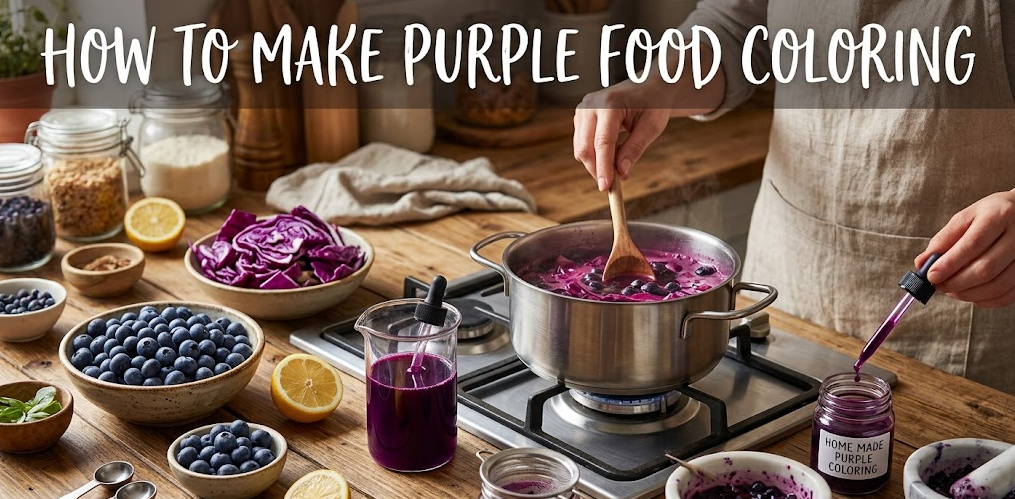 How to Make Purple Food Coloring