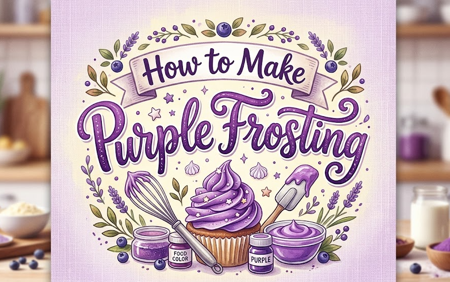ow to Make Purple Frosting