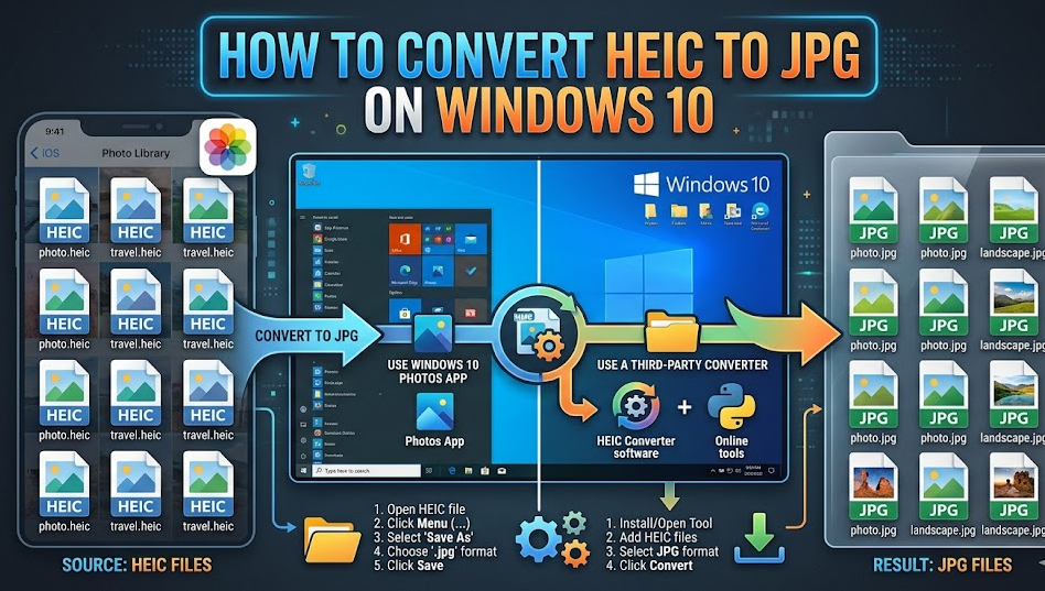 How to Convert HEIC to JPG on Windows 10