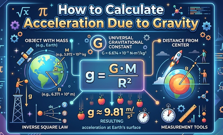 How to Calculate Acceleration Due to Gravity