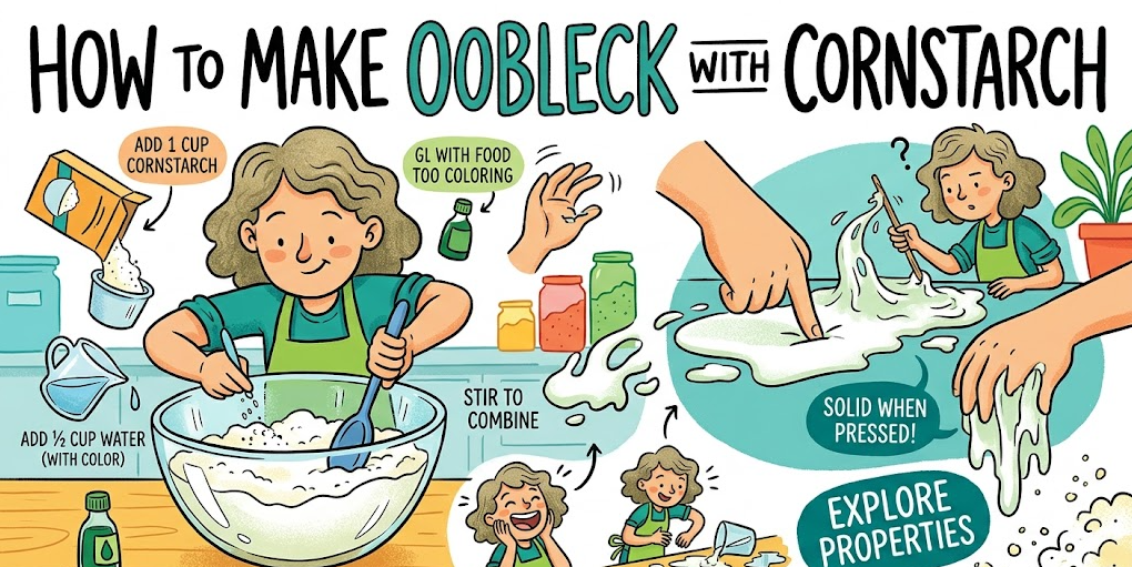 How to Make Oobleck with Cornstarch