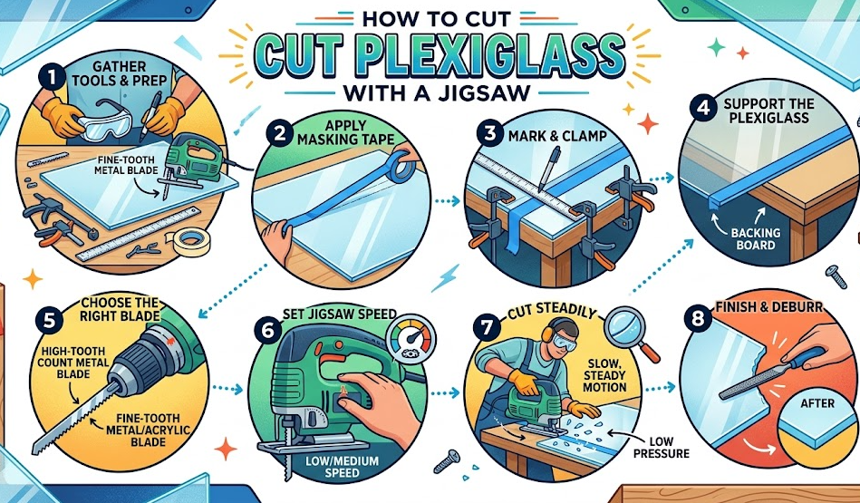 How to Cut Plexiglass with a Jigsaw