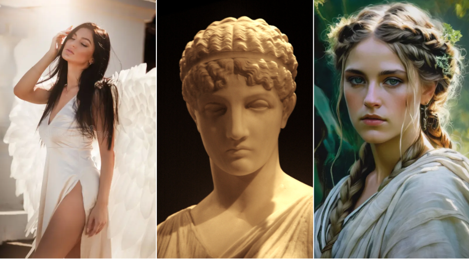 greek women features