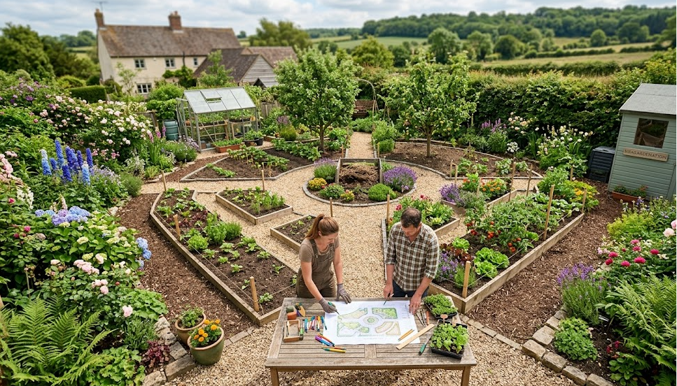 how to design a garden layout kdagardenation