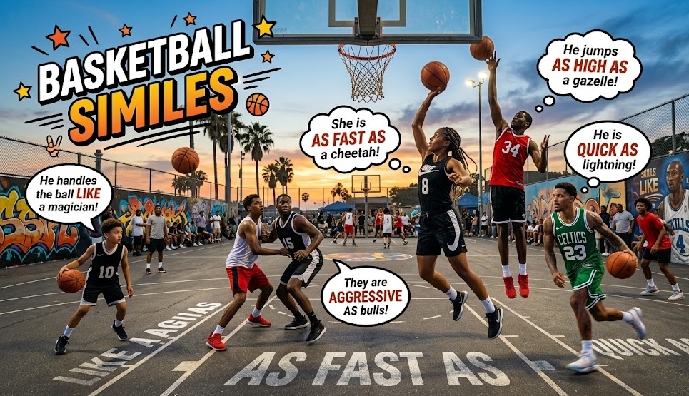 basketball similes