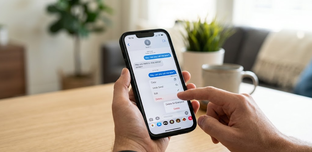 how to delete text messages on iphone for both sides